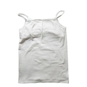 Hanna Andeerson White Sleeveless Camisole Tank Top 160 CM XL